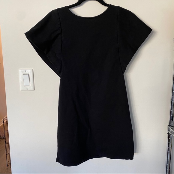 Zara Padded Shoulder Shift Dress - Picture 3 of 5